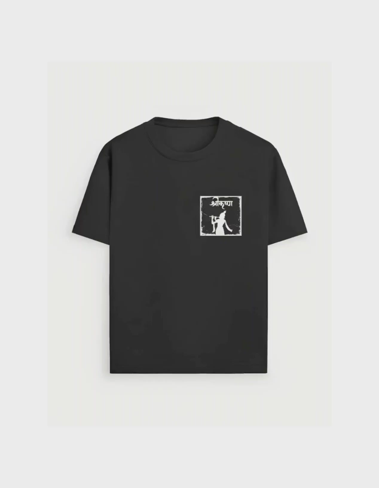 Chest Printed T-Shirt - Shri Krishn